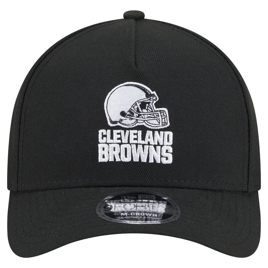 Cleveland Browns New Era Team Collection 9FORTY M-Crown A-Frame Adjustable Hat - Black online