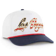 Las Vegas Raiders '47 Patriotic Overhand Hitch Adjustable Hat - White on sale