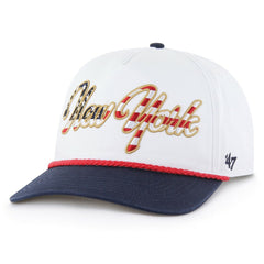 New York Giants '47 Patriotic Overhand Hitch Adjustable Hat - White on sale