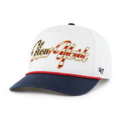 New York Jets '47 Patriotic Overhand Hitch Adjustable Hat - White online