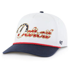 Detroit Lions '47 Patriotic Overhand Hitch Adjustable Hat - White outlet