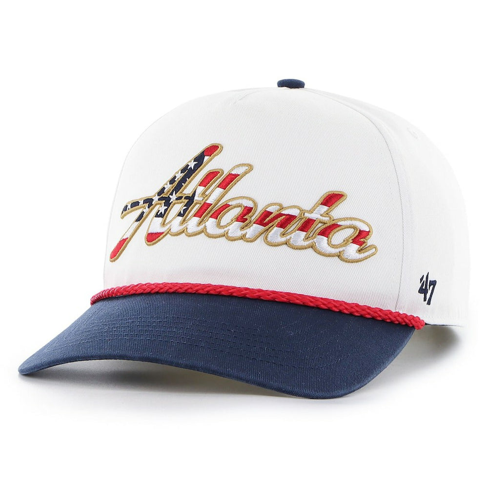 Atlanta Falcons '47 Patriotic Overhand Hitch Adjustable Hat - White discount