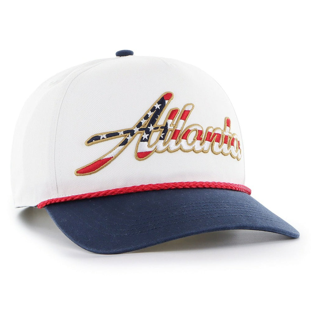 Atlanta Falcons '47 Patriotic Overhand Hitch Adjustable Hat - White discount
