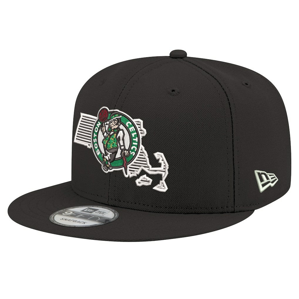 Boston Celtics State Pride 9FIFTY Snapback Hat - Black | New Era online