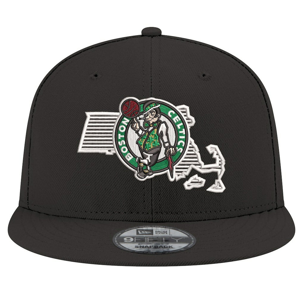 Boston Celtics State Pride 9FIFTY Snapback Hat - Black | New Era online