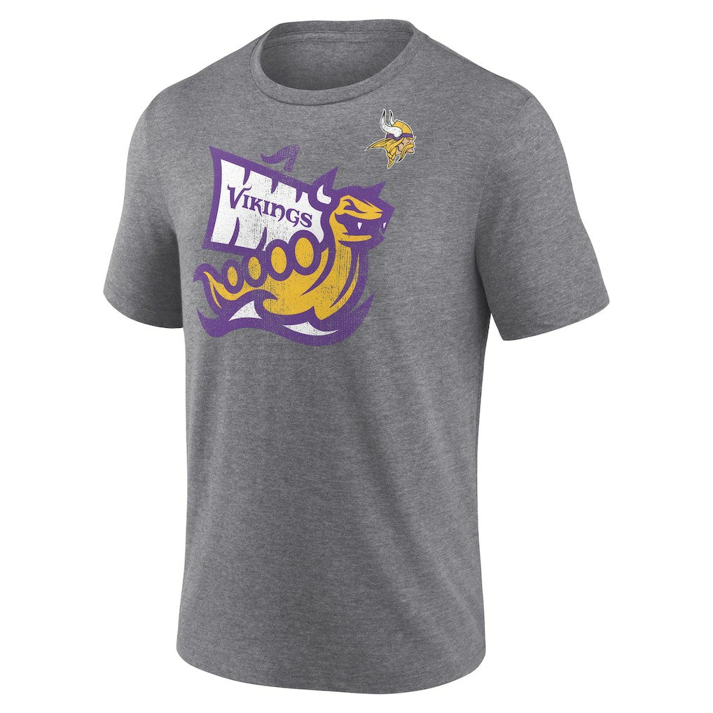 Minnesota Vikings Hot Route Tri-Blend T-Shirt - Heather Gray online