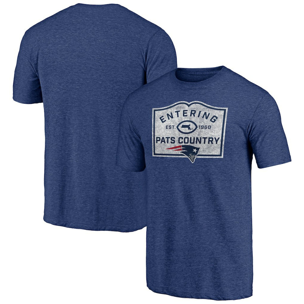 New England Patriots Hot Route Tri-Blend T-Shirt - Navy online