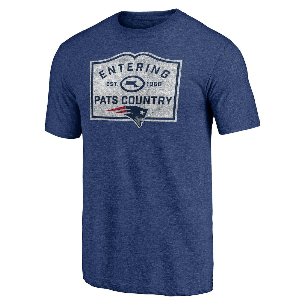 New England Patriots Hot Route Tri-Blend T-Shirt - Navy online