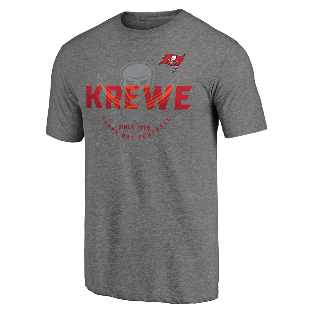 Tampa Bay Buccaneers Hot Route Tri-Blend T-Shirt - Heather Gray discount