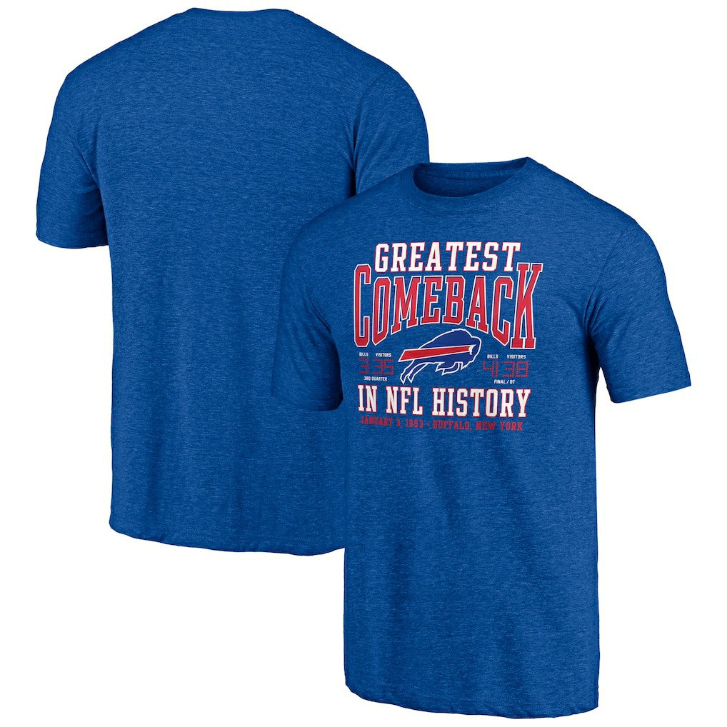 Buffalo Bills Vintage Tri-Blend T-Shirt - Royal cheap