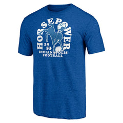 Indianapolis Colts Vintage Tri-Blend T-Shirt - Royal discount