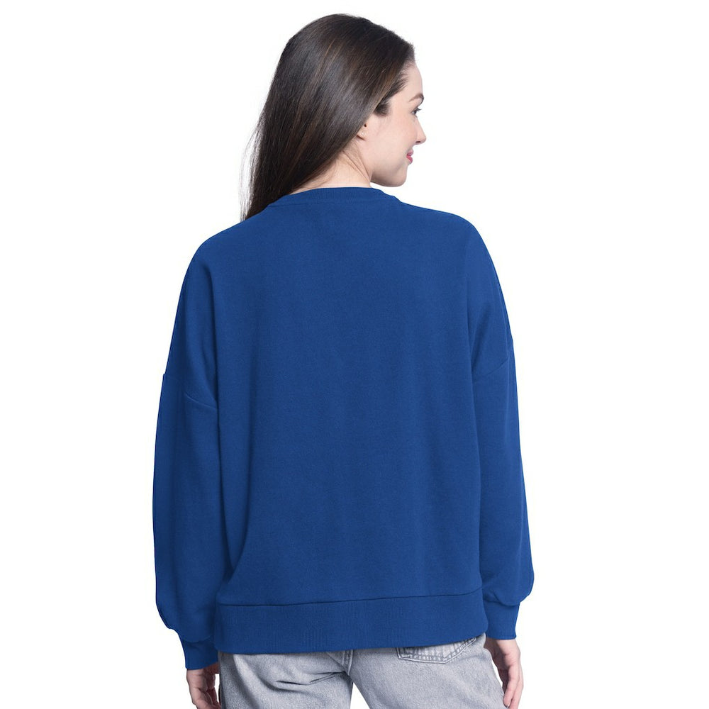 Philadelphia 76ers G-III 4Her by Carl Banks Women's Athletic Pullover Sweatshirt - Royal outlet