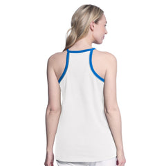 Dallas Mavericks G-III 4Her by Carl Banks Women's Curveball Racerback Scoop Neck Slub Tank Top sale - White on sale