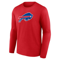 Buffalo Bills Primary Logo Long Sleeve T-Shirt - Red on sale