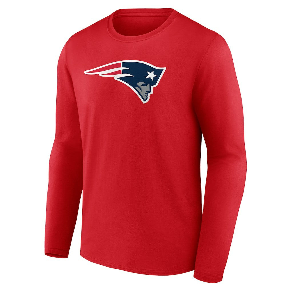 New England Patriots Primary Logo Long Sleeve T-Shirt - Red outlet