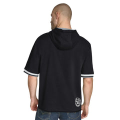 San Antonio Spurs Tommy Jeans Paul French Terry Short Sleeve Pullover Hoodie - Black sale