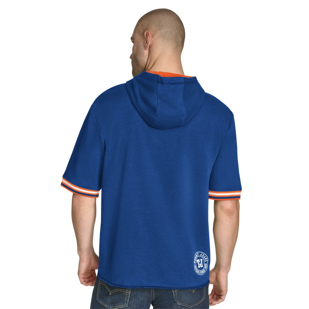 New York Knicks Tommy Jeans Paul French Terry Short Sleeve Pullover Hoodie - Blue shop