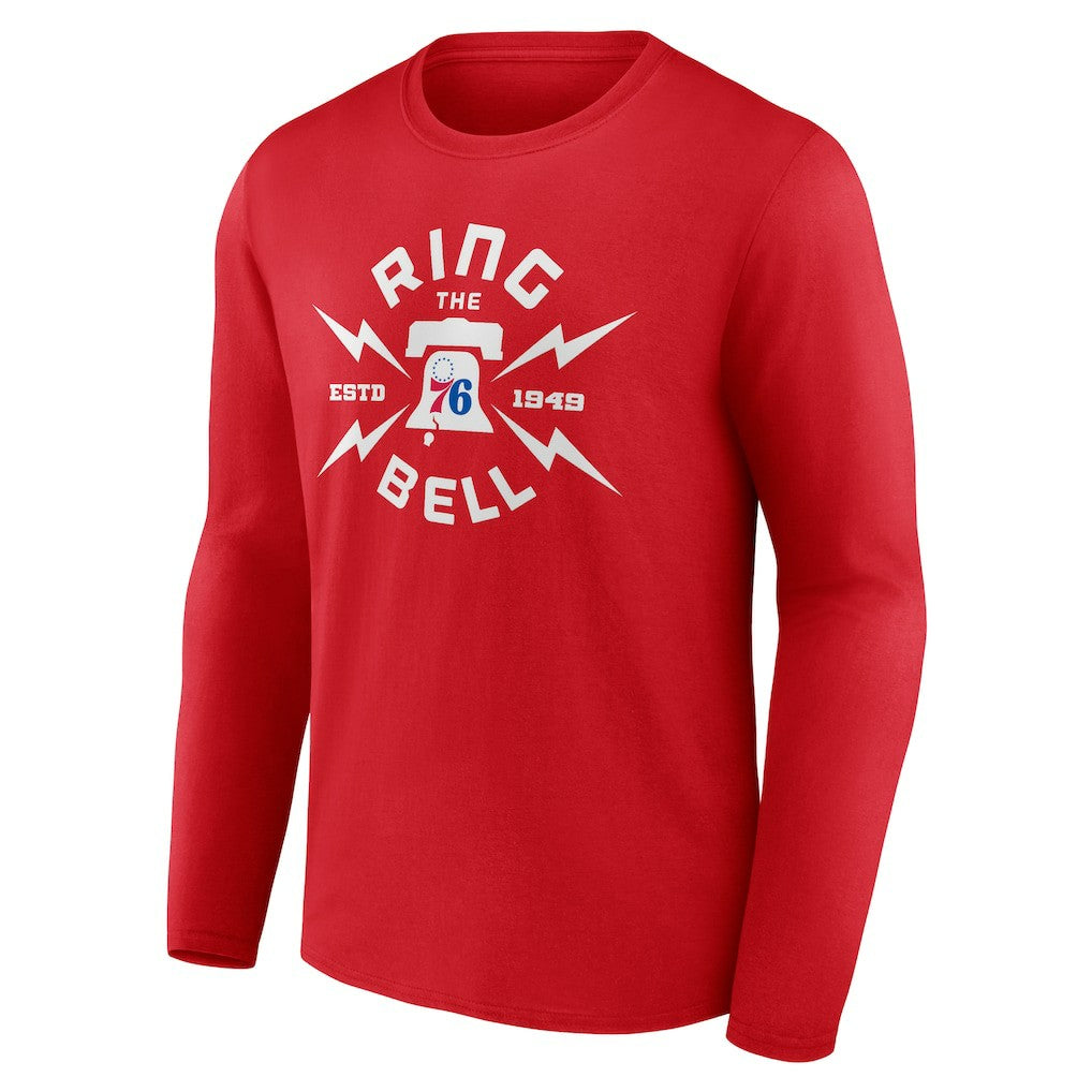 Philadelphia 76ers Huddle Long Sleeve T-Shirt - Red outlet