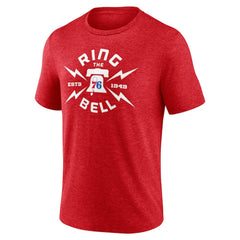 Philadelphia 76ers Huddle Tri-Blend T-Shirt - Red discount
