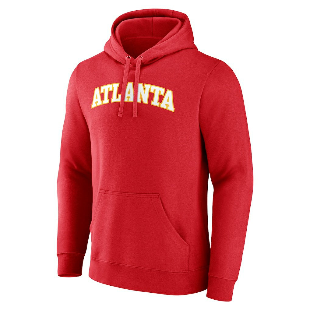 Atlanta Hawks Wordmark Pullover Hoodie - Red sale