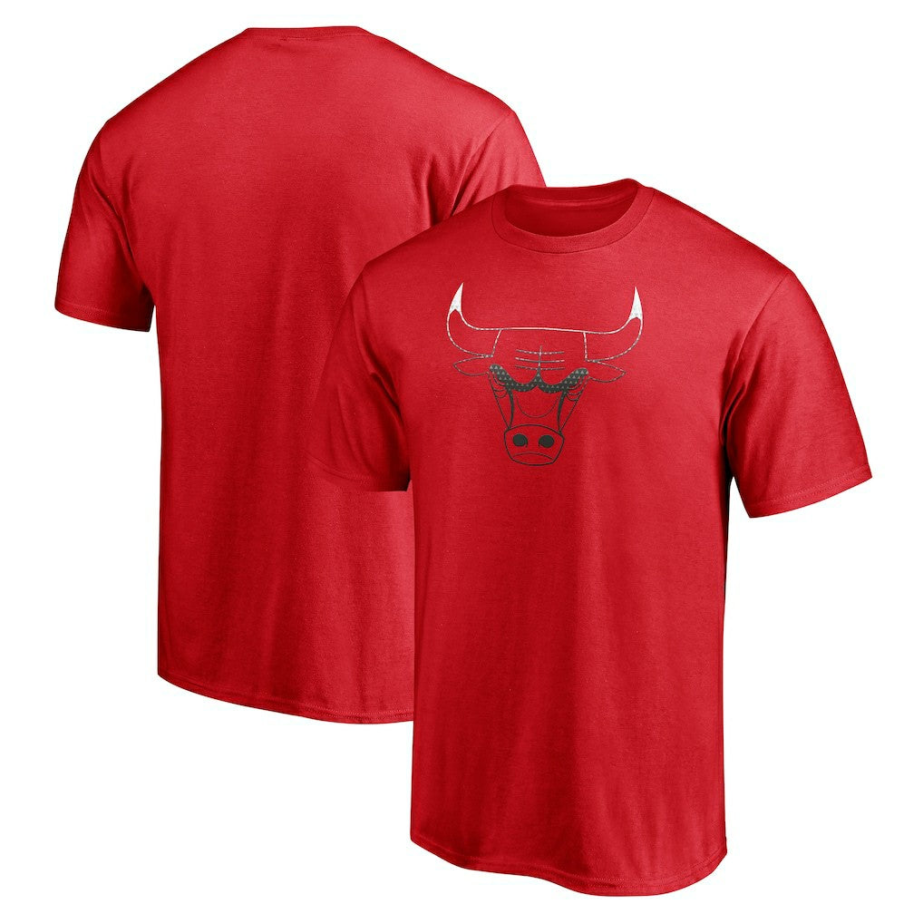 Chicago Bulls Gradient Logo T-Shirt sale - Red online