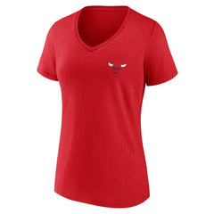 Chicago Bulls Women's Clutch V-Neck T-Shirt sale - Red sale