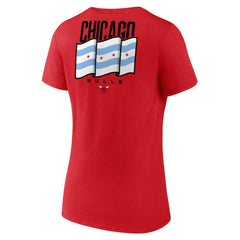 Chicago Bulls Women's Clutch V-Neck T-Shirt sale - Red sale