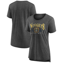 Denver Nuggets Women's Selection Tri-Blend T-Shirt sale - Gray shop
