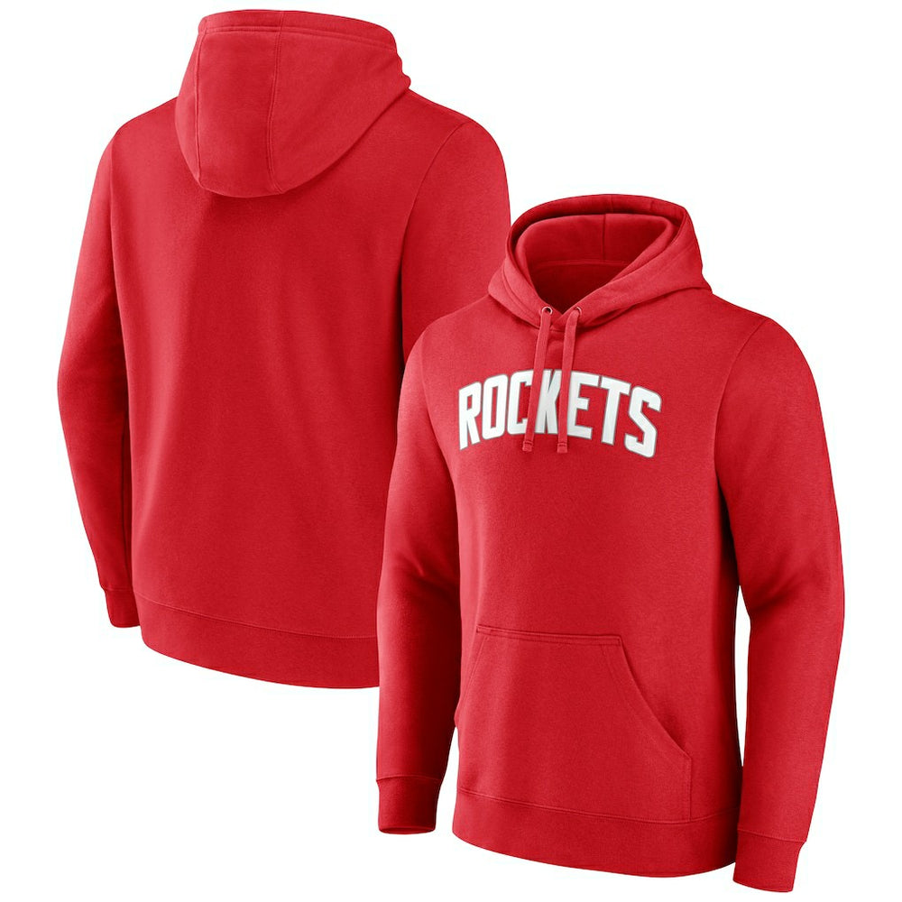 Houston Rockets Wordmark Pullover Hoodie sale - Red outlet