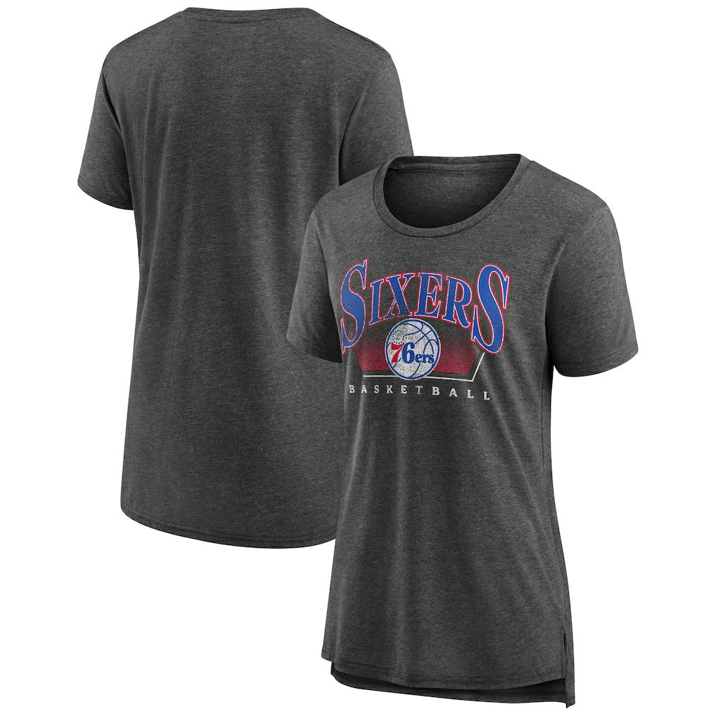 Philadelphia 76ers Women's Selection Tri-Blend T-Shirt - Gray discount