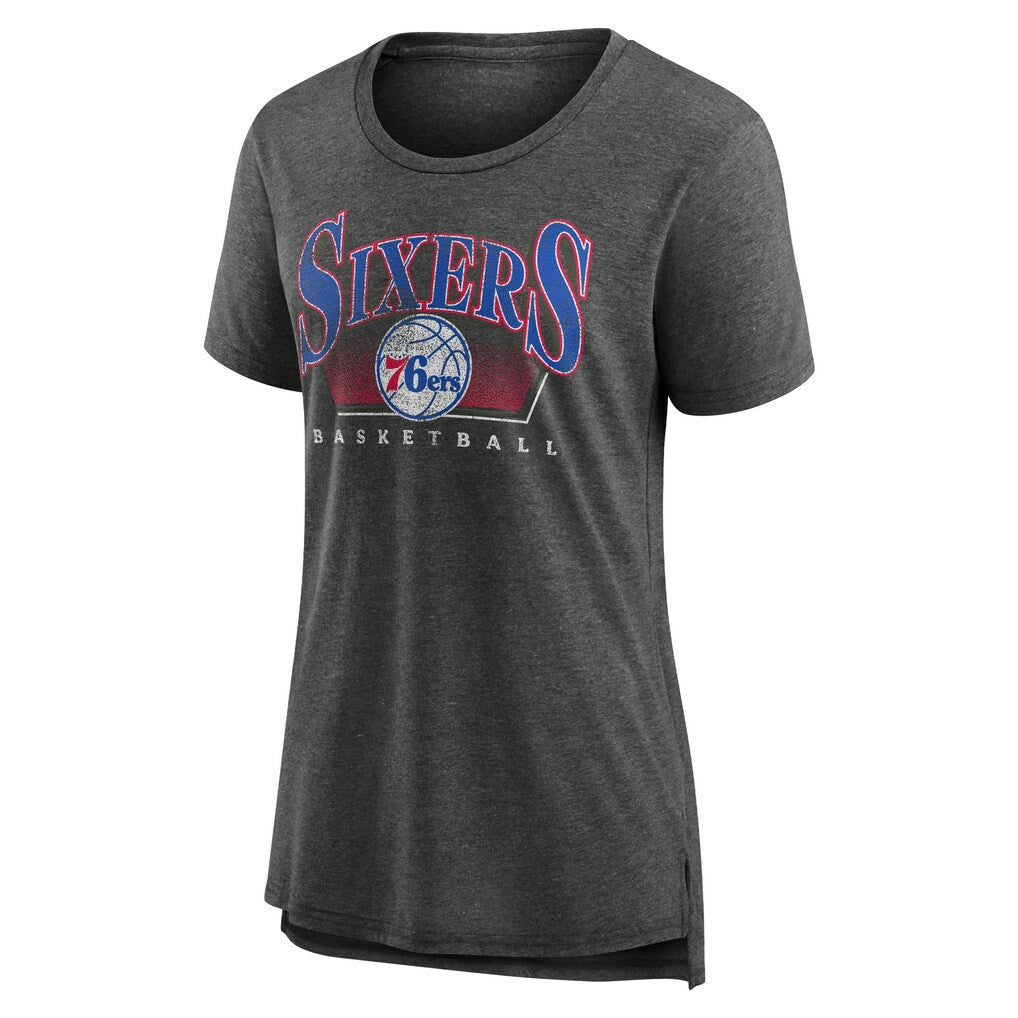 Philadelphia 76ers Women's Selection Tri-Blend T-Shirt - Gray discount