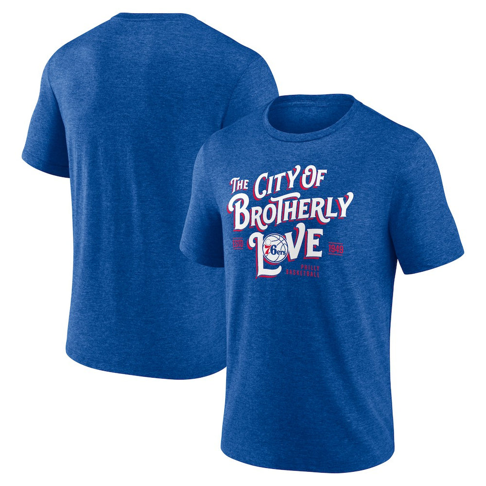 Philadelphia 76ers Team Pride Tri-Blend T-Shirt - Royal shop