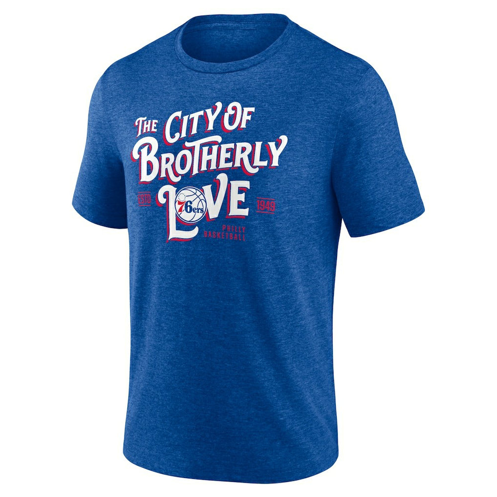 Philadelphia 76ers Team Pride Tri-Blend T-Shirt - Royal shop