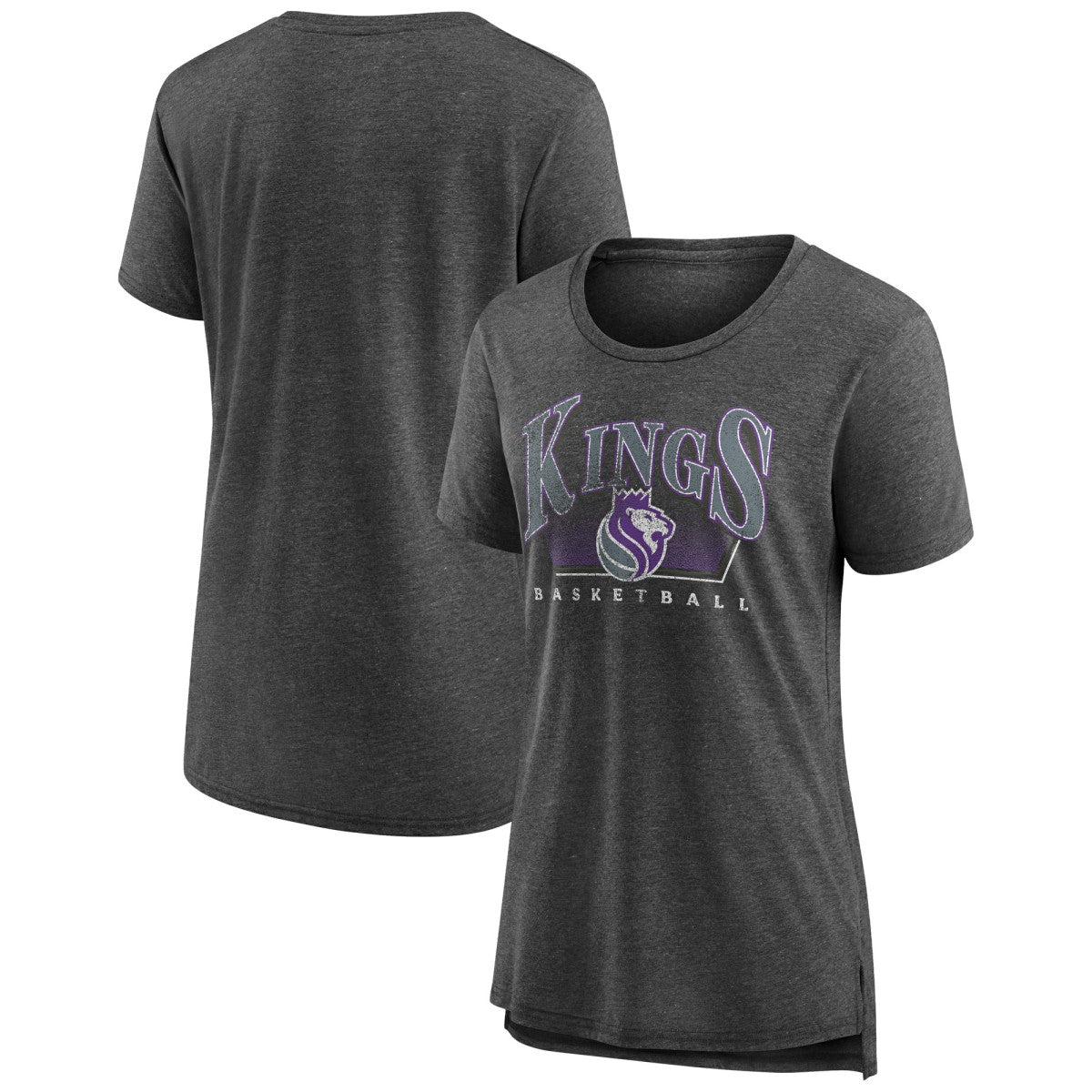 Sacramento Kings Women's Selection Tri-Blend T-Shirt - Gray outlet