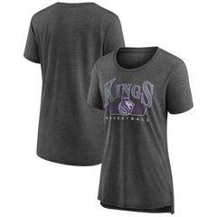 Sacramento Kings Women's Selection Tri-Blend T-Shirt - Gray outlet