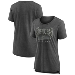 San Antonio Spurs Women's Selection Tri-Blend T-Shirt - Gray sale
