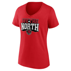 Toronto Raptors Women's Team Pride V-Neck T-Shirt - Red shop