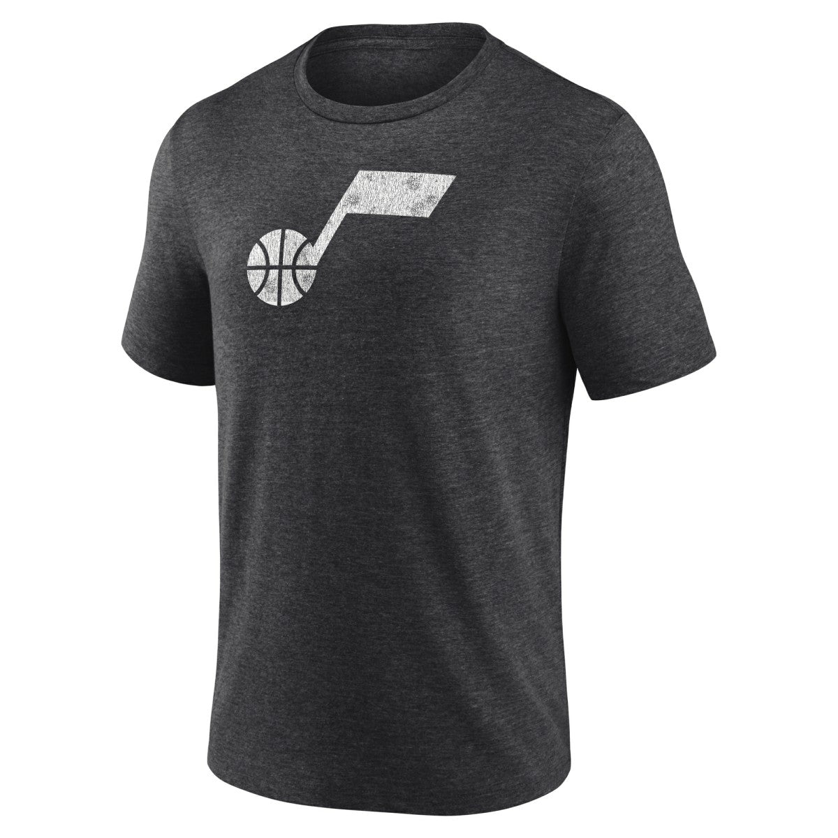 Utah Jazz Distressed Tri-Blend T-Shirt - Charcoal for sale