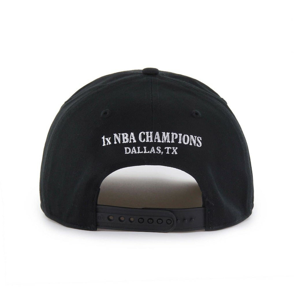 Dallas Mavericks '47 Every Time Past Champs Hitch Adjustable Hat sale - Black | 47 brand on sale