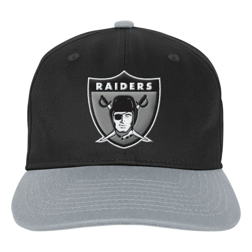 Las Vegas Raiders Outerstuff Youth True Retro Adjustable Hat - Black for sale