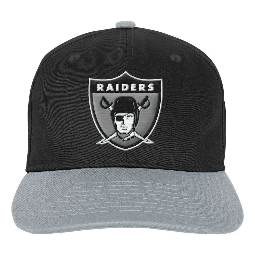 Las Vegas Raiders Outerstuff Youth True Retro Adjustable Hat - Black for sale