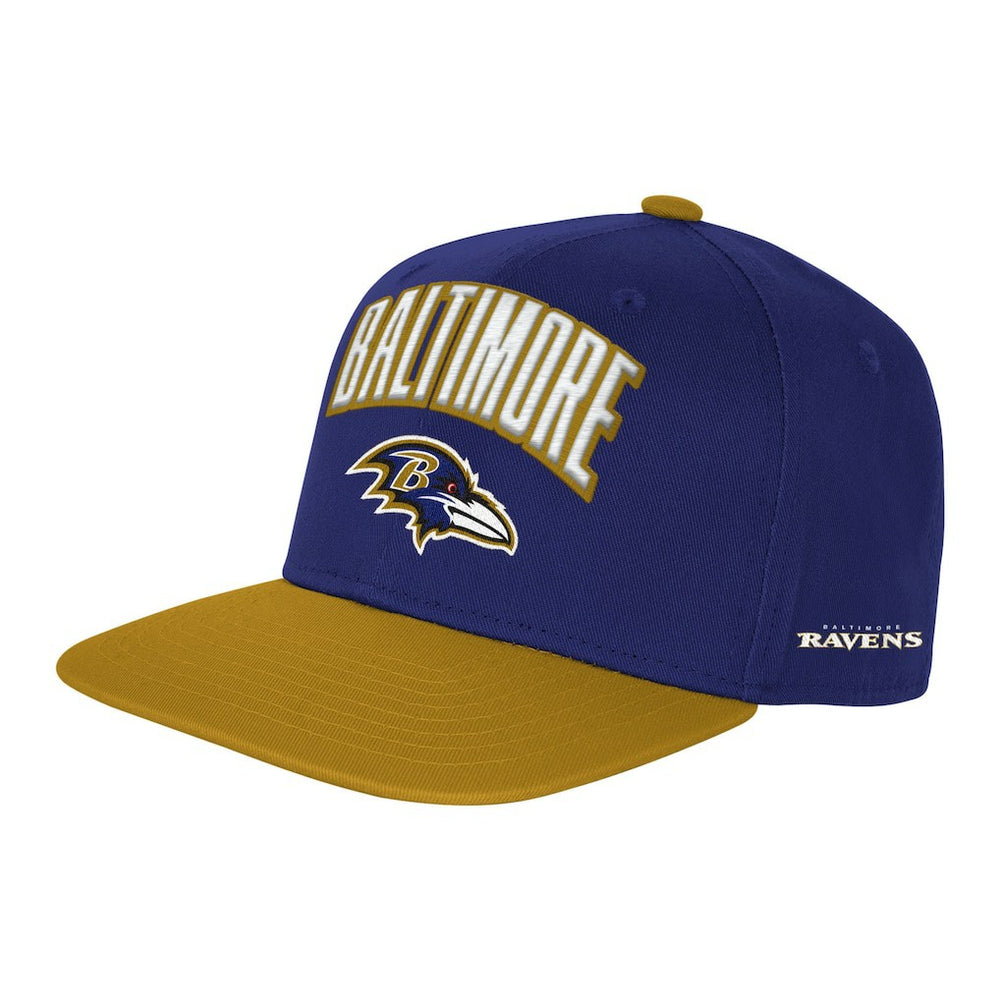 Baltimore Ravens Outerstuff Youth Essentials Snapback Hat - Purple cheap