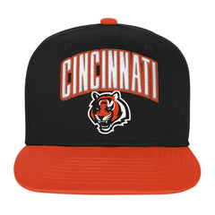 Cincinnati Bengals Outerstuff Youth Essentials Snapback Hat - Black sale