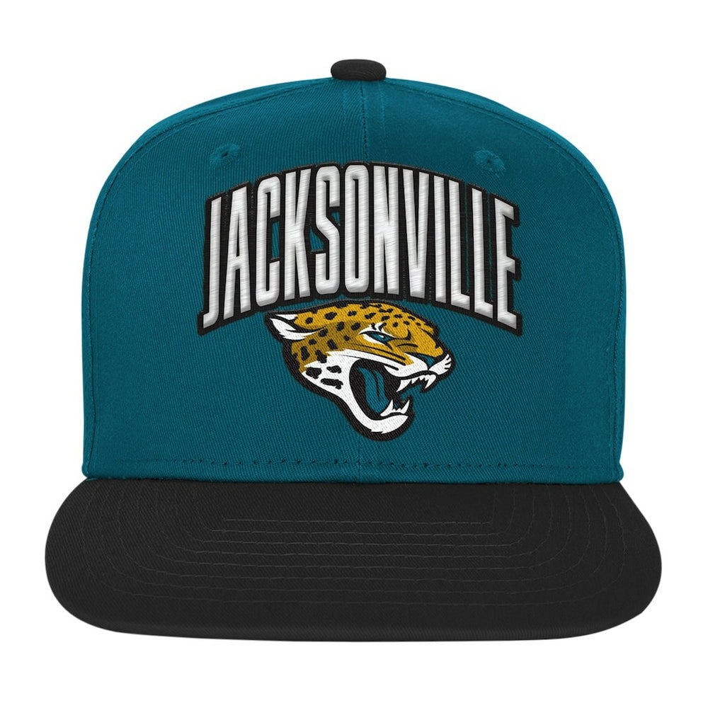 Jacksonville Jaguars Outerstuff Youth Essentials Snapback Hat - Teal online