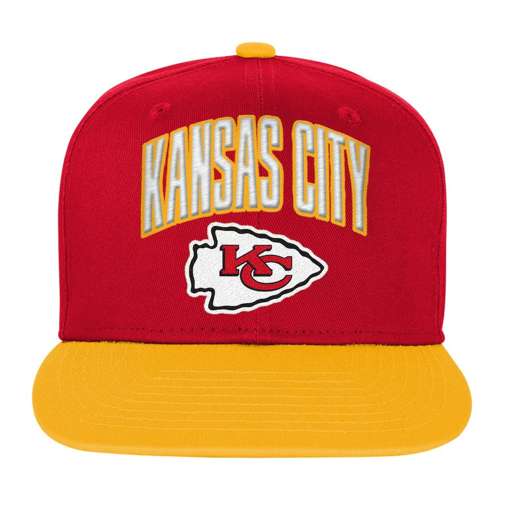 Kansas City Chiefs Outerstuff Youth Essentials Snapback Hat - Red on sale