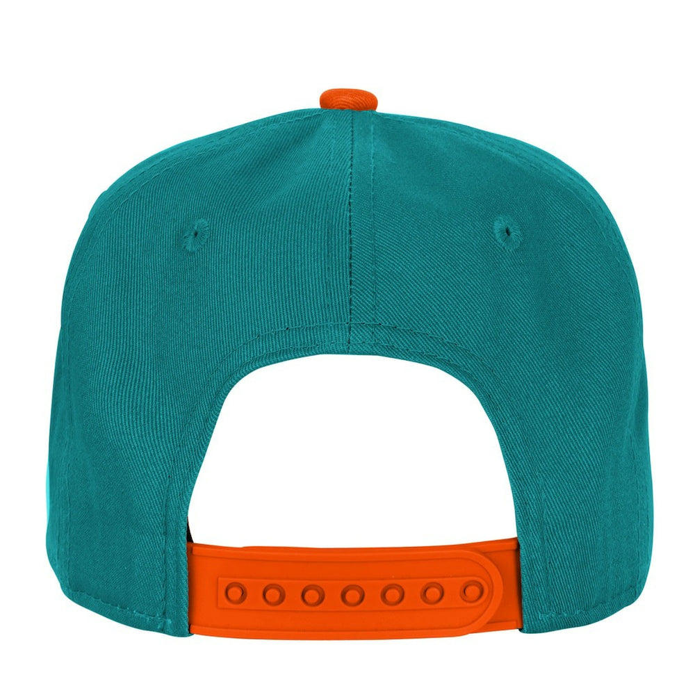 Miami Dolphins Outerstuff Youth Essentials Snapback Hat - Aqua for sale