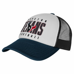 Houston Texans Youth Essentials Trucker Adjustable Hat - White/Navy cheap