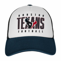 Houston Texans Youth Essentials Trucker Adjustable Hat - White/Navy cheap