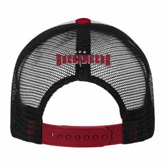 Tampa Bay Buccaneers Youth Essentials Trucker Adjustable Hat - White/Red discount
