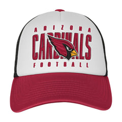 Arizona Cardinals Youth Essentials Trucker Adjustable Hat - White/Cardinal discount